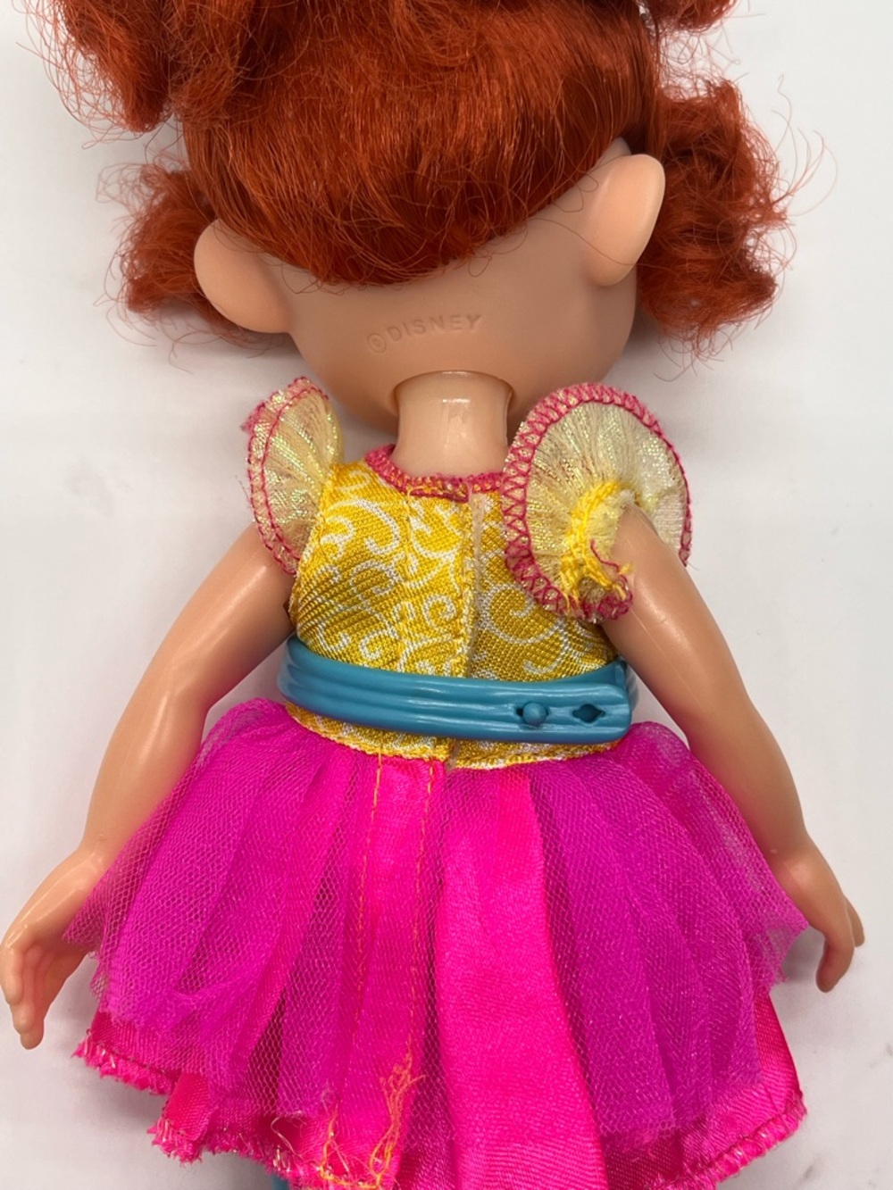 Disney Fancy Nancy Doll With Pink Tulle Toddler Fashion Doll with Aqua Tiara - Picture 9 of 9